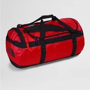 Red - L The North Face Base Camp Duffel Bag